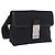 GUCCI GG Canvas Waist Bag Black Silver 131236