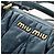 Miu Miu Matelasse Hand Bag Leather 2way Blue Gold - vista 20