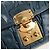 Miu Miu Matelasse Hand Bag Leather 2way Blue Gold - vista 22