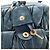 Miu Miu Matelasse Hand Bag Leather 2way Blue Gold - vista 9
