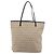 FENDI Zucchino Canvas Tote Bag Beige Silver 8BH074 - vista 2
