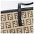 FENDI Zucchino Canvas Tote Bag Beige Silver 8BH074 - vista 8