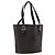 Céline CELINE Macadam Canvas Tote Bag PVC Leather Black Gold