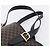 Céline CELINE Macadam Canvas Tote Bag PVC Leather Black Gold - vista 8