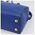 Autre Marque Borsa a mano Saint Laurent Baby Duffel in pelle 2way blu e oro - vista 12
