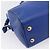 Autre Marque Borsa a mano Saint Laurent Baby Duffel in pelle 2way blu e oro - vista 13