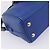 Autre Marque Borsa a mano Saint Laurent Baby Duffel in pelle 2way blu e oro - vista 15
