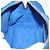 Autre Marque Borsa a mano Saint Laurent Baby Duffel in pelle 2way blu e oro - vista 21