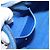 Autre Marque Borsa a mano Saint Laurent Baby Duffel in pelle 2way blu e oro - vista 22