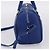 Autre Marque Borsa a mano Saint Laurent Baby Duffel in pelle 2way blu e oro - vista 5