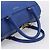 Autre Marque Borsa a mano Saint Laurent Baby Duffel in pelle 2way blu e oro - vista 7