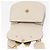 GUCCI Sherry Line Shoulder Bag Leather Ivory Gold - vista 21