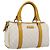 GUCCI GG Supreme Hand Bag PVC White Gold 193604