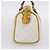 GUCCI GG Supreme Hand Bag PVC White Gold 193604 - vista 4