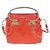 Miu Miu Hand Bag Patent leather 2way Orange Gold - vista 2