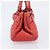 Bottega Veneta INTRECCIATO Hand Bag Leather Red Silver - vista 4