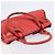 Bottega Veneta INTRECCIATO Hand Bag Leather Red Silver - vista 6
