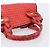 Bottega Veneta INTRECCIATO Hand Bag Leather Red Silver - vista 7