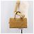 CHANEL Choco Bar Hand Bag Patent Yellow Silver CC - vista 29
