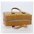 CHANEL Choco Bar Hand Bag Patent Yellow Silver CC - vista 9