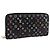 LOUIS VUITTON Monogram Multicolor Zippy Wallet Black M60243 LV