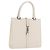 GUCCI Jackie Hand Bag Leather White Silver 002 1065