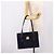 GUCCI Tote Bag Suede Navy Gold - vista 22