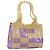CHANEL Tote Bag Vinyl Beige Purple CC