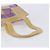CHANEL Tote Bag Vinyl Beige Purple CC - vista 8