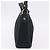 GUCCI GG Canvas Hand Bag Black Gold Tone 146244 - vista 4