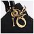 Christian Dior Lady Dior Canage Hand Bag Canvas Black Gold - vista 10