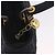 Christian Dior Lady Dior Canage Hand Bag Canvas Black Gold - vista 22