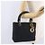 Christian Dior Lady Dior Canage Hand Bag Canvas Black Gold - vista 27