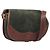 LOEWE Shoulder Bag Suede Green Gold