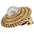 CHANEL Boucles d'oreilles métal Doré CC - vue 13