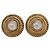CHANEL Boucles d'oreilles métal Doré CC - vue 2