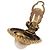 CHANEL Boucles d'oreilles métal Doré CC - vue 6