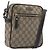 GUCCI GG Supreme Shoulder Bag PVC Beige Gold 233268