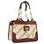 LOUIS VUITTON Charm Cabas Bron Hand Bag Brown White M95157 LV