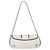 Salvatore Ferragamo Shoulder Bag Leather White Gold - vista 3