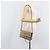 Chloé Chloe Fay Shoulder Bag Leather Suede Beige Gold - vista 30