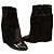 Stivaletti Givenchy in pelle e camoscio nero con zeppa