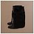 Stivaletti Givenchy in pelle e camoscio nero con zeppa - vista 12