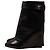 Givenchy Stivaletti Shark Lock in pelle nera