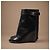 Givenchy Stivaletti Shark Lock in pelle nera - vista 5