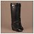 Givenchy Botas Shark Lock em couro preto - vista 3