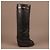 Givenchy Botas Shark Lock em couro preto - vista 4