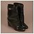 Givenchy Shark Lock Black Leather Ankle Boots - view 3