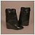 Givenchy Shark Lock Black Leather Ankle Boots - view 5