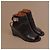Givenchy Botines Shark Lock de cuña en cuero negro - vista 3